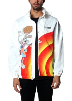 Members Only Men's Space Jam New Legacy Team Jacket - White