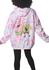 Members Only Women's SpongeBob Full Zip Jacket - Pink