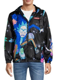 Members Only x Rick And Morty Print Hooded Jacket