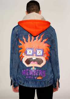 Members Only Men's Chucky Hoodie Trucker Jacket