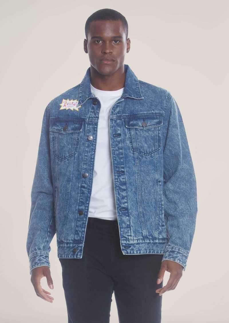 Members Only Men's Chucky Placement Nickelodeon Denim Jacket