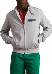 Members Only Men's Classic Iconic Racer Pride Jacket - Light grey