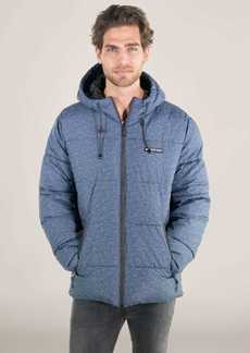 Members Only Men's Heather Print Puffer Jacket