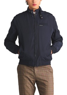 Members Only Men's Heavy Iconic Racer Quilted Lining Jacket (Slim Fit) - Navy