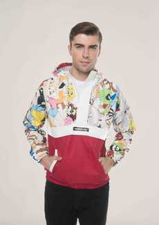 Members Only Men's Looney Tunes Collab Popover Jacket