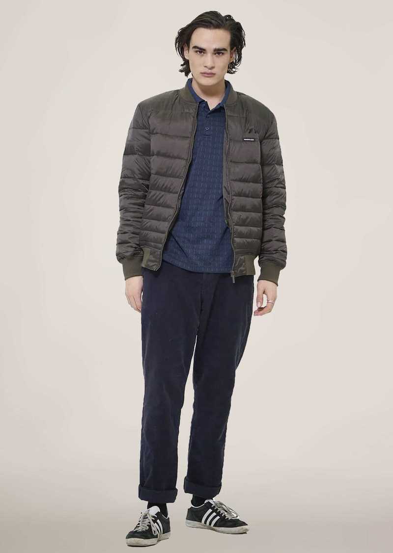 Members Only Men's Solid Puffer Jacket