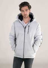 Members Only Men's Twill Block Puffer Jacket