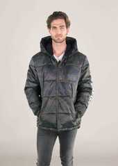 Members Only Men's Twill Block Puffer Jacket