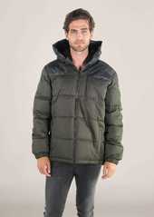 Members Only Men's Twill Block Puffer Jacket