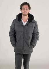 Members Only Men's Twill Block Puffer Jacket