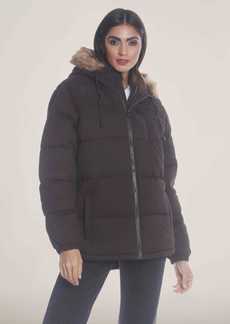 Members Only Women's Cotton Puffer Oversized Jacket