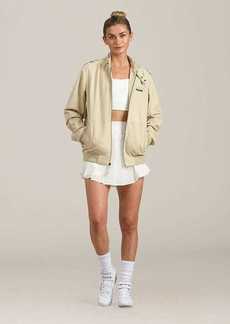 Members Only Women's Soft Suede Iconic Oversized Jacket
