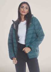 Members Only Women's Solid Packable Oversized Jacket