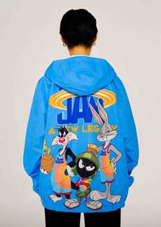 Members Only Women's Space Jam New Legacy Team Oversized Jacket