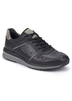 Allrounder by Mephisto El Paso Sneaker in Black Tumble/Black Wet Wax at Nordstrom