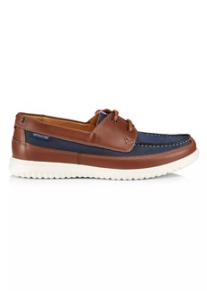 Mephisto Trevis Leather Boat Shoes