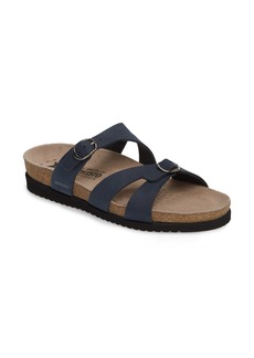 Mephisto 'Hannel' Sandal in Navy Nubuck Leather at Nordstrom