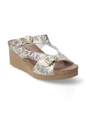 Mephisto Terie Slide Sandal in Multicolored Printed Leather at Nordstrom