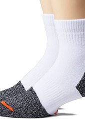 Merrell Cotton Safety Toe Quarter Socks 2-Pair