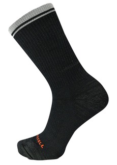 Merrell -men's and -women's Zoned Lightweight Cushion Wool Hiking Crew Socks-1 Pair Pack-Breathable Unisex Arch Support