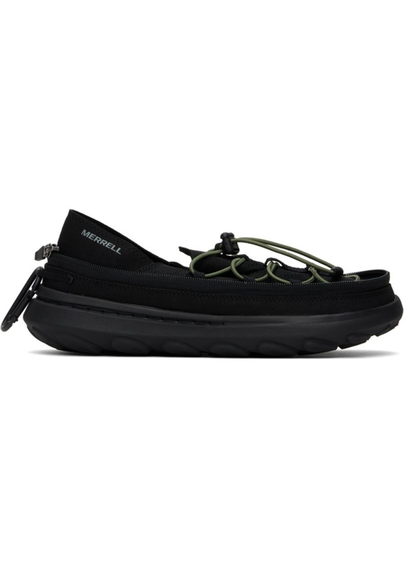 Merrell 1TRL Black Hut Moc 2 Packable Zip Off Loafers