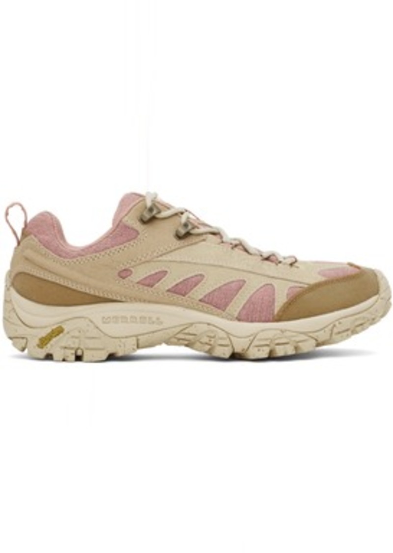 Merrell 1TRL Pink & Beige Moab Mesa Luxe Eco Sneakers