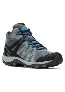Merrell Accentor 3 Mid Waterproof Hiking Boot in Rock/Blue at Nordstrom Rack