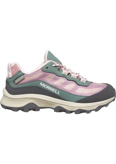 Merrell Kids' Moab Speed Low Waterproof Hiking Shoes, Boys', Size 7, Pink