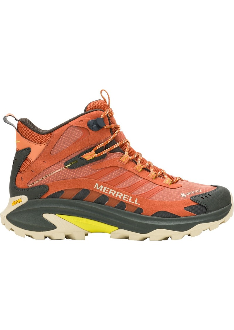 Merrell Men's Moab Speed 2 Mid GORE-TEX Hiking Boots, Size 10, Tan | Father's Day Gift Idea