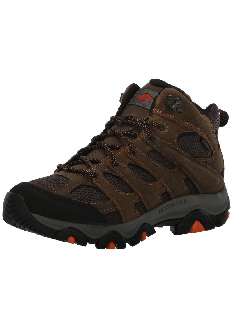 Merrell Men's Moab Vertex 2 Mid Waterproof Slip Resistant Construction Boot