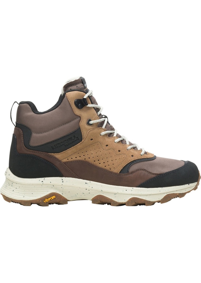 Merrell Men's Speed Solo Waterproof Hiking Boots, Size 7, Brown