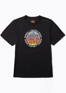 Merrell Men's Unlikely Hiker T-Shirt, Large, Black