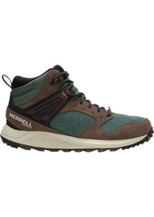 Merrell Men's Wildwood Mid Leather Waterproof Hiking Boots, Size 7, Black
