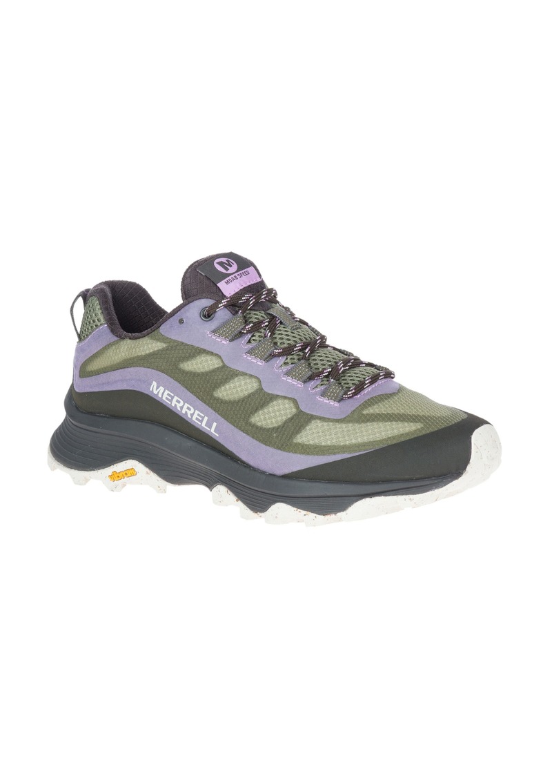 Merrell Moab Speed Hiking Shoe - Wide Width in Lichen at Nordstrom Rack