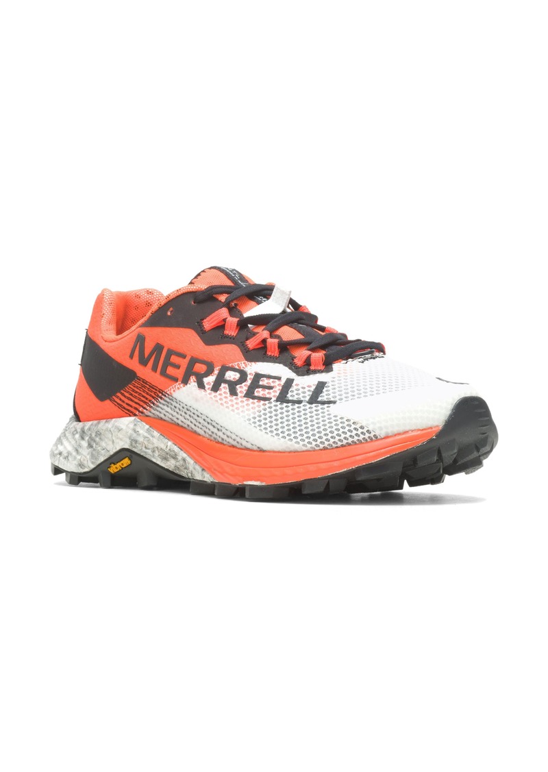 Merrell MTL Long Sky 2 Trail Running Shoe in White/Orange at Nordstrom Rack