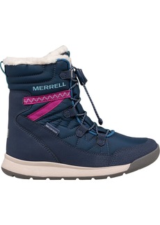 Merrell Snow Crush 3.0 Waterproof Winter Boots, Boys', Size 1, Blue