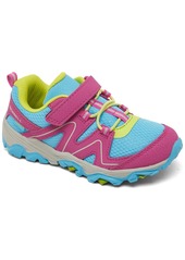 Merrell Toddler Girls Trail Quest Jr. Adjustable Strap Casual Sneakers from Finish Line - Berry, Lime, Turquoise