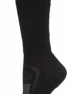 Merrell Unisex-Adult's Men's and Women's Zoned Cushioned Wool Hiking Crew Socks-1 Pair Pack-Breathable Arch Support