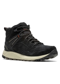 Merrell Wildwood Waterproof Leather Sneaker in Black at Nordstrom Rack