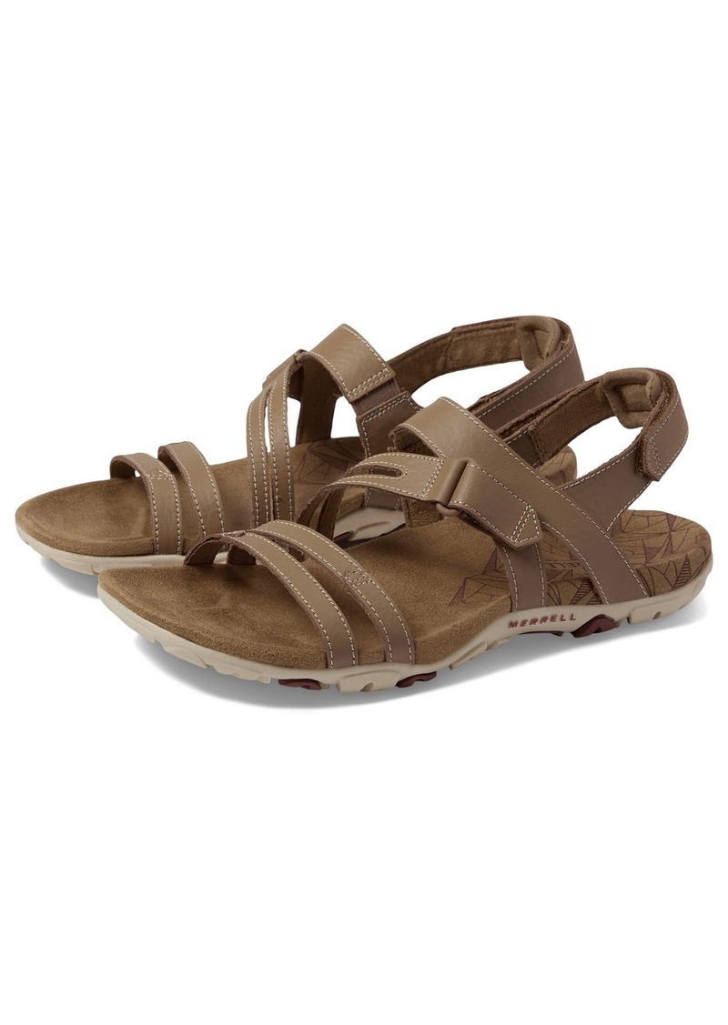 Merrell Women's Leisure and Sportwear Sandals Tobacco Pomegranate