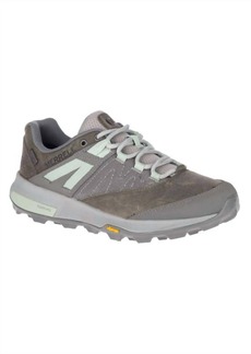 Women's Zion Waterproof Shoes - Medium In Merrell Grey