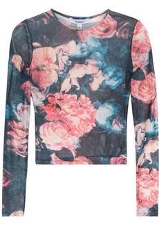 Miaou floral-print long-sleeved T-shirt