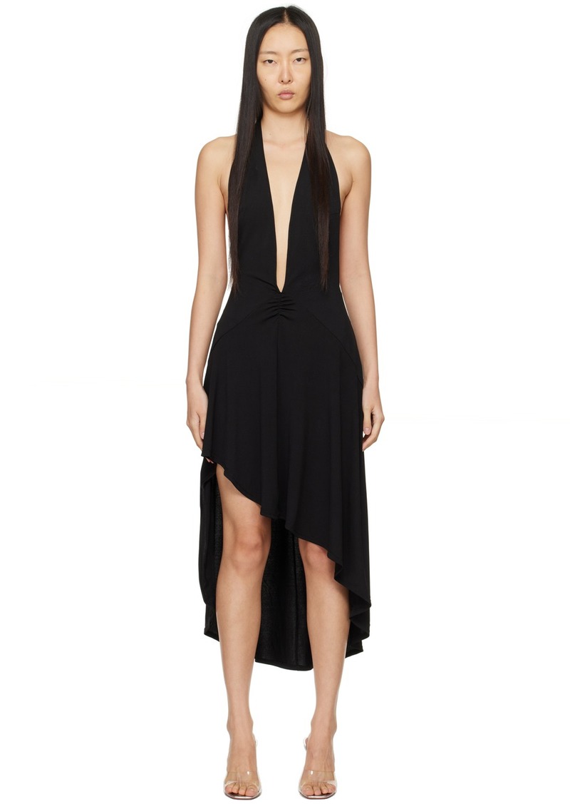 Miaou Black Elena Midi Dress