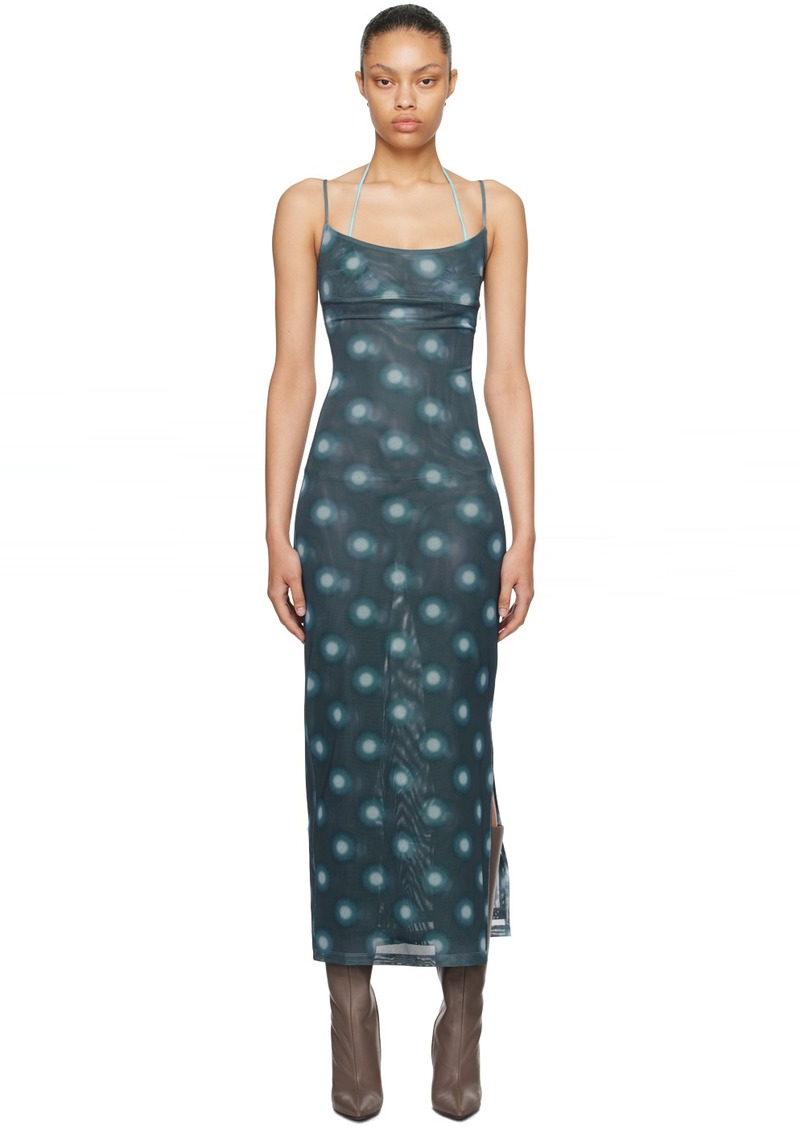 Miaou Blue Thais Maxi Dress