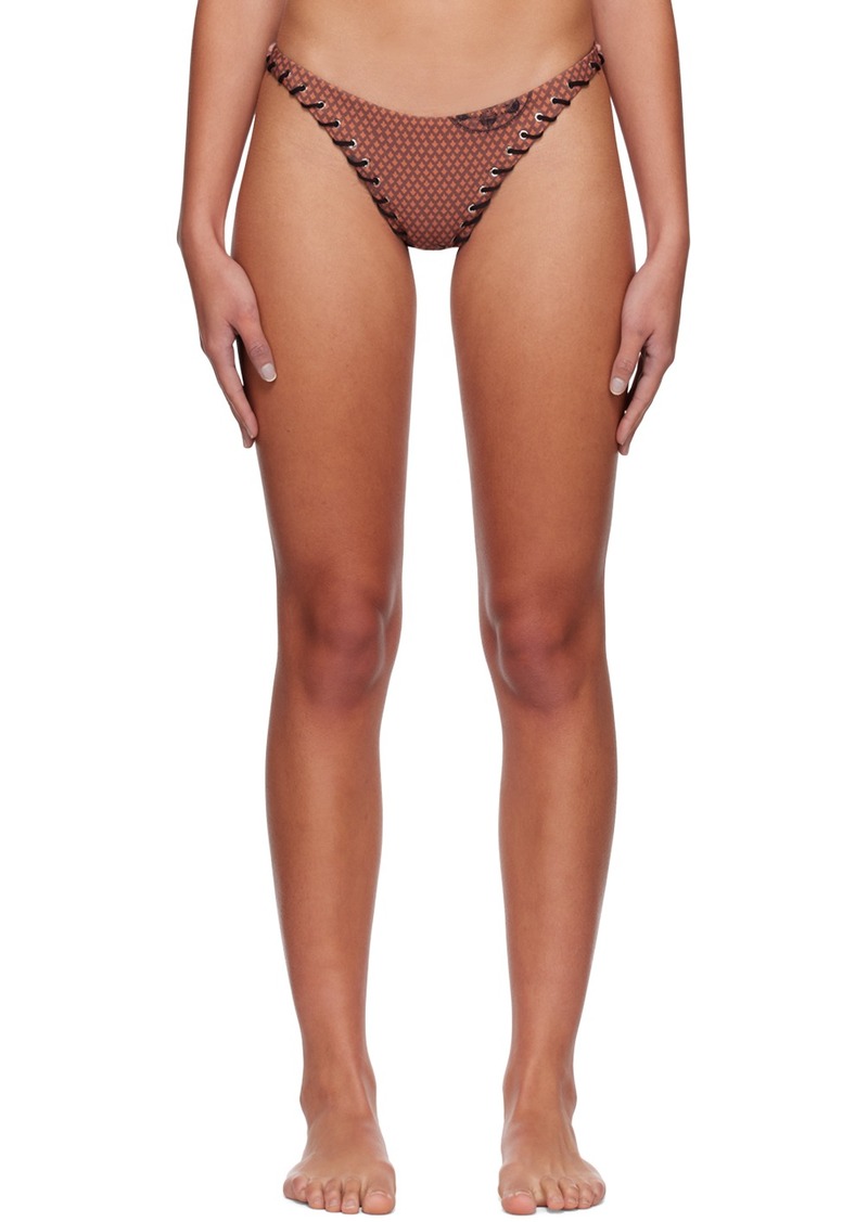 Miaou Brown Rio Bikini Bottom