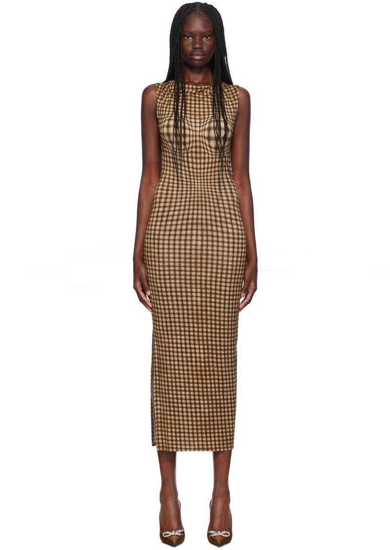 Miaou Brown Selena Maxi Dress