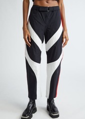 Miaou Casey Belted Colorblock Pants