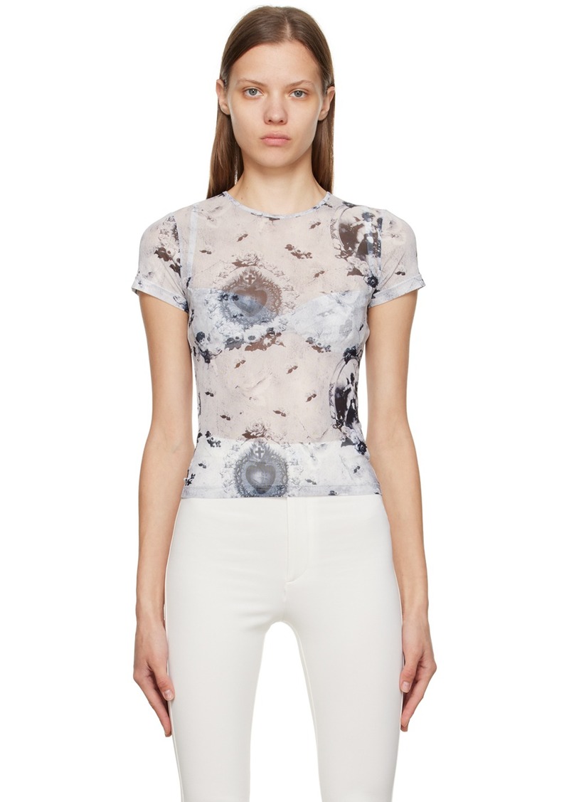 Miaou Gray Mini T-Shirt