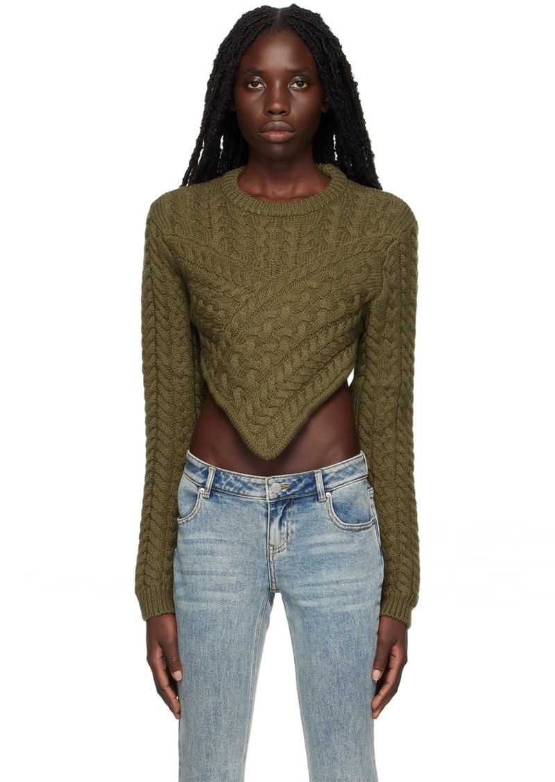 Miaou Green Vela Turtleneck