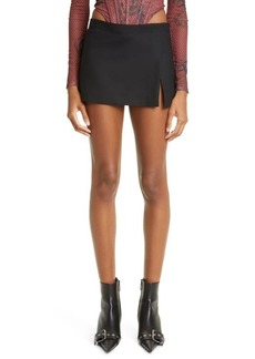 Miaou Micro Miniskirt in Black at Nordstrom